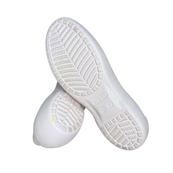 Crocs Women’s 8 Kadee Ballet Flats Barely Pink Comfort Shoes - Picture 6 of 8